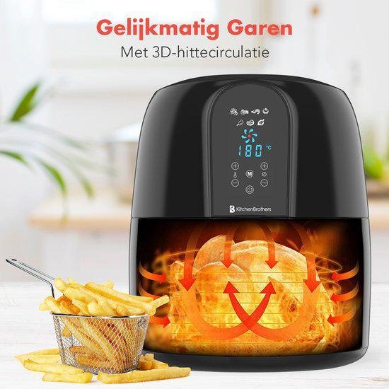 AIR FRYER DECAKILA À AIR DIGITAL 2PIÈCES 2,2LITRES NOIR KEEC035B