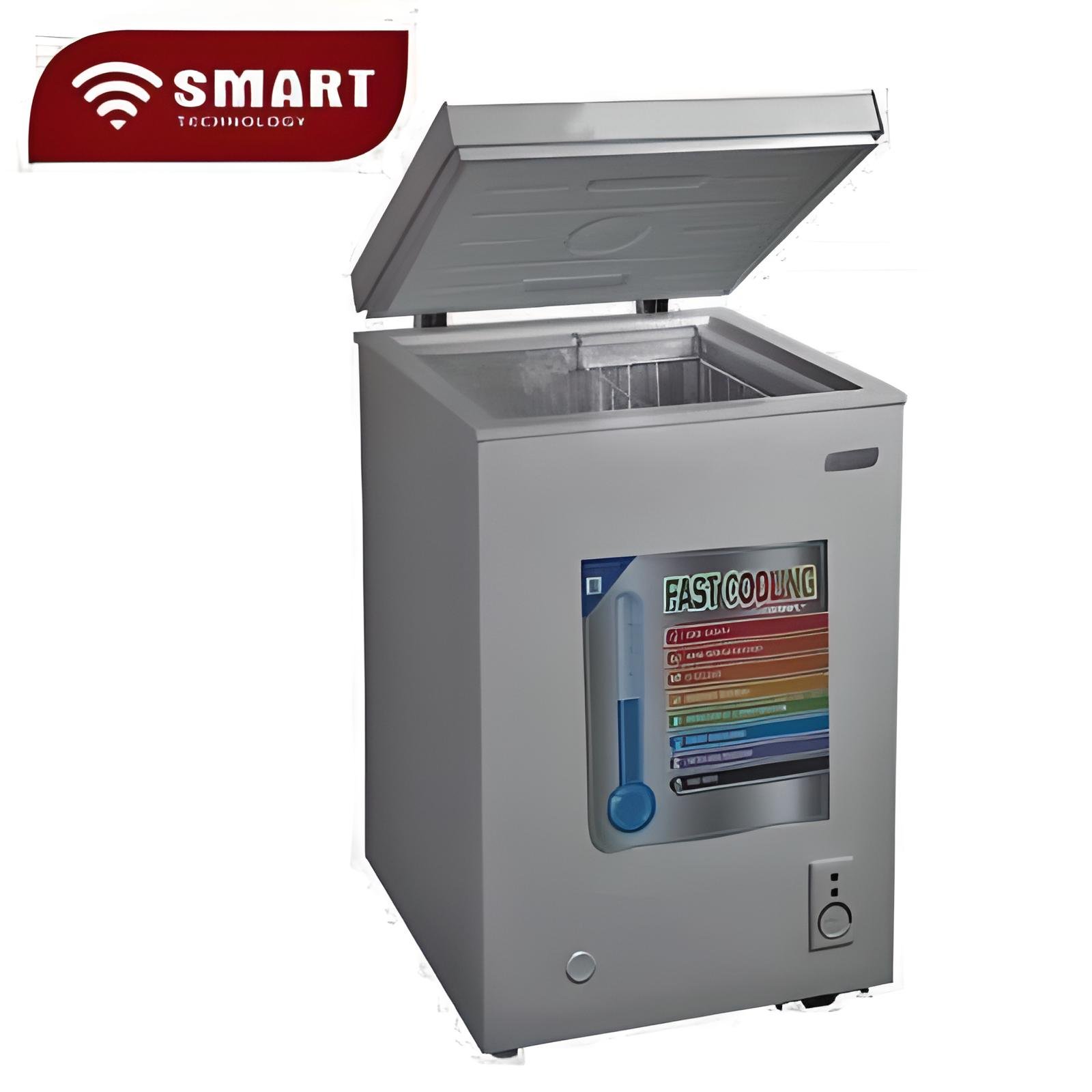CONGELATEUR SMART TECHNOLOGY HORIZONTAL 215LITRES GRIS STCC215