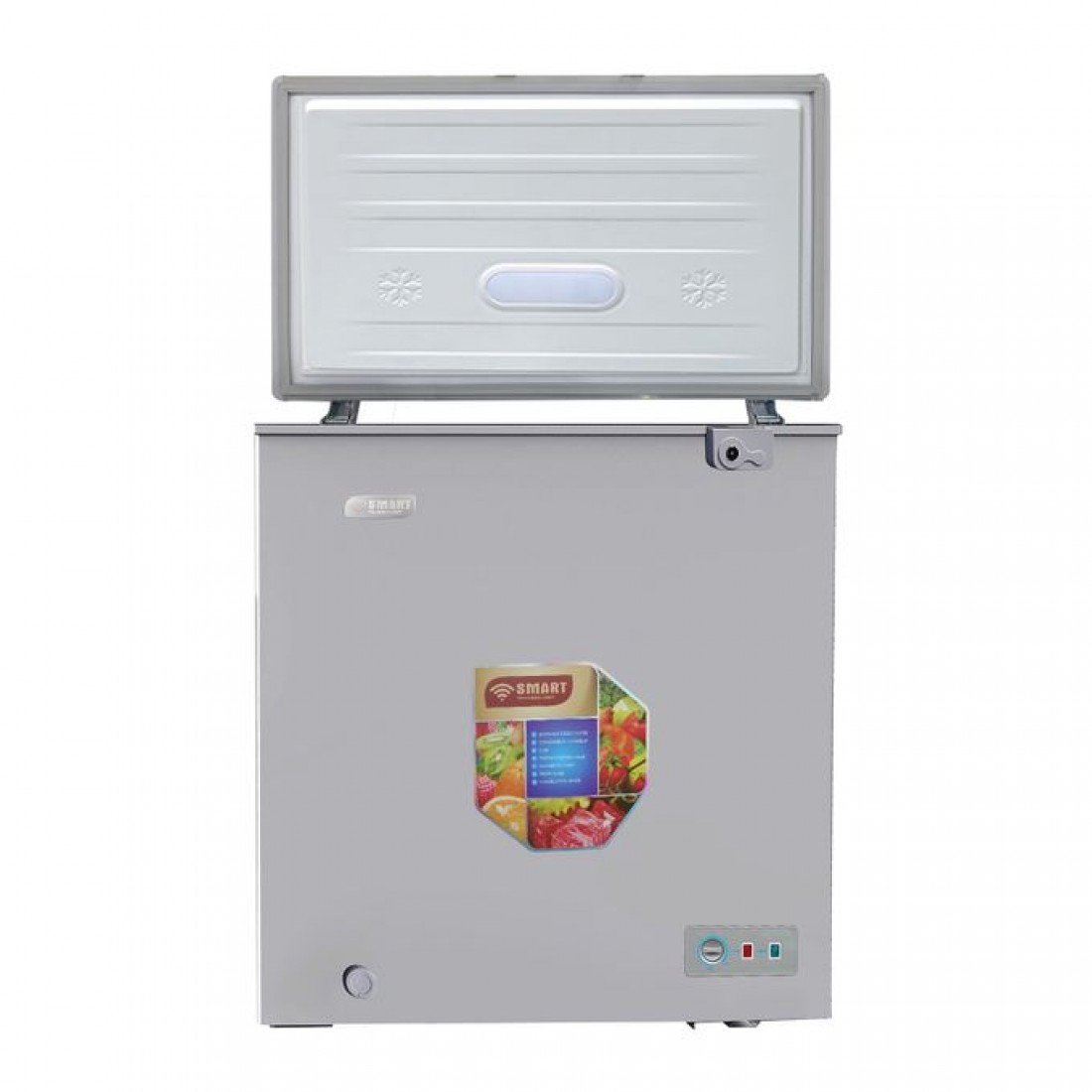 CONGELATEUR SMART TECHNOLOGY HORIZONTAL 250LITRES GRIS STCC255