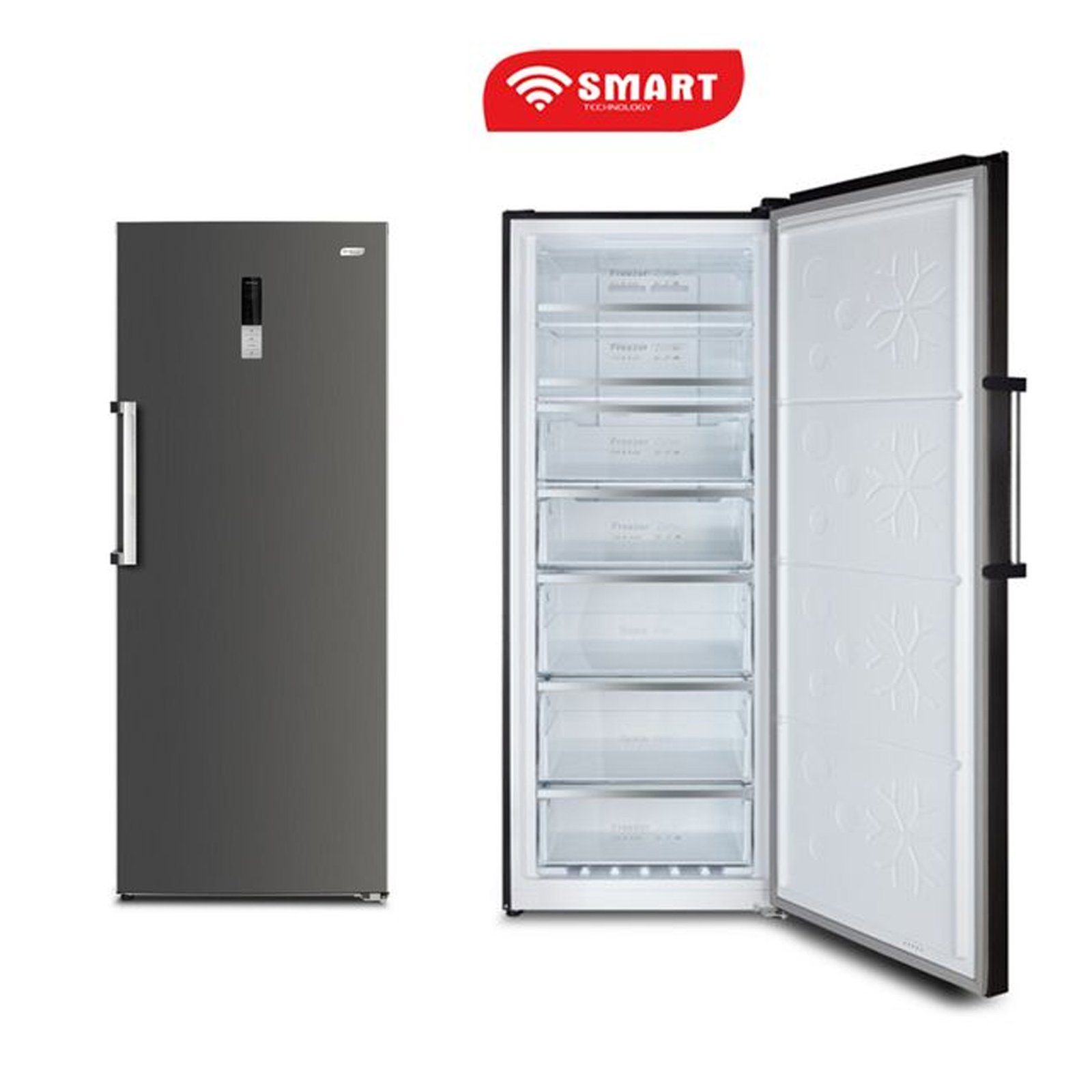 CONGELATEUR SMART TECHNOLOGY VERTICAL 7TIROIRS NOFROST GRIS STCD899NFM