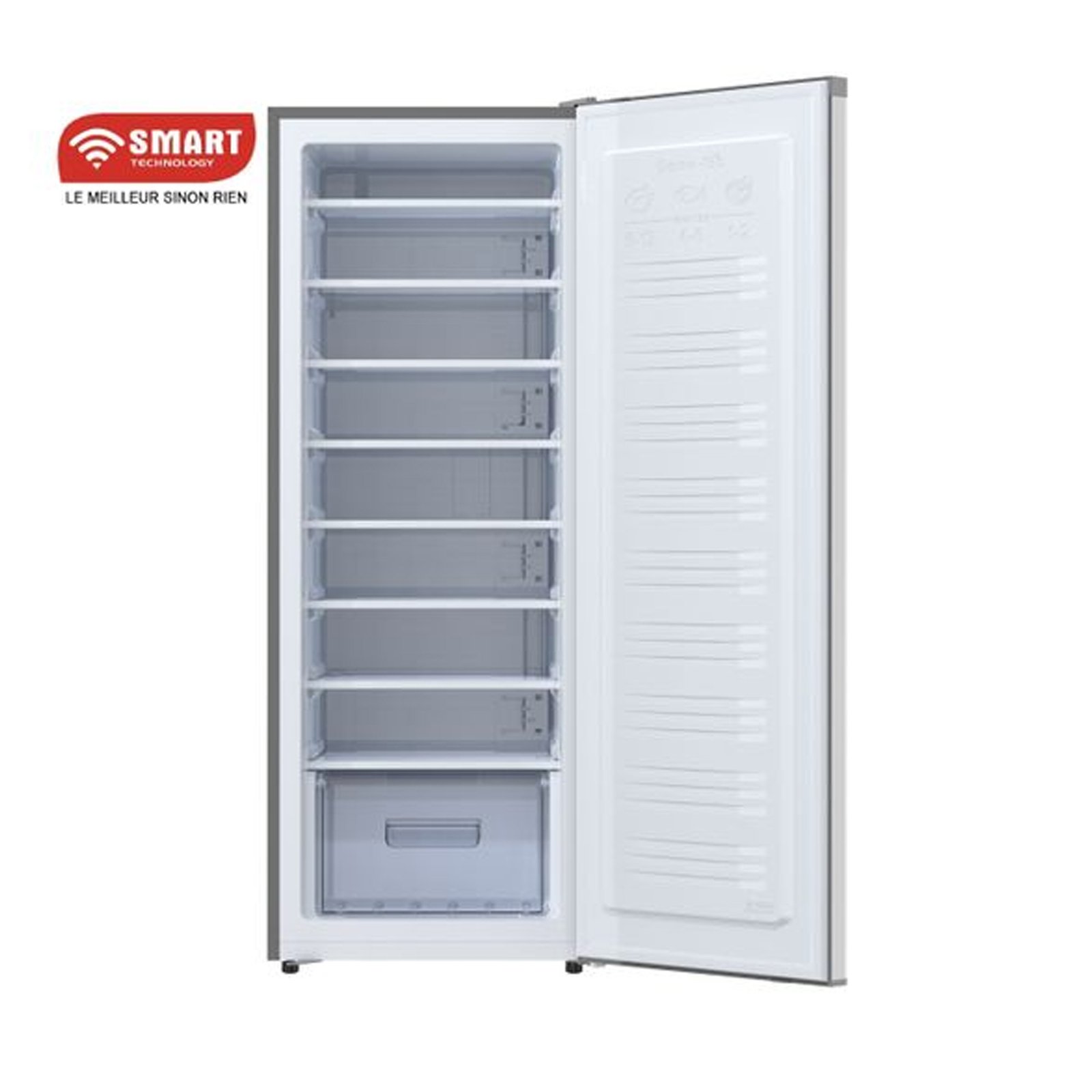 CONGELATEUR SMART TECHNOLOGY 9TIROIRS PLAQUE ALUMINIUM GRIS STCD979NFH