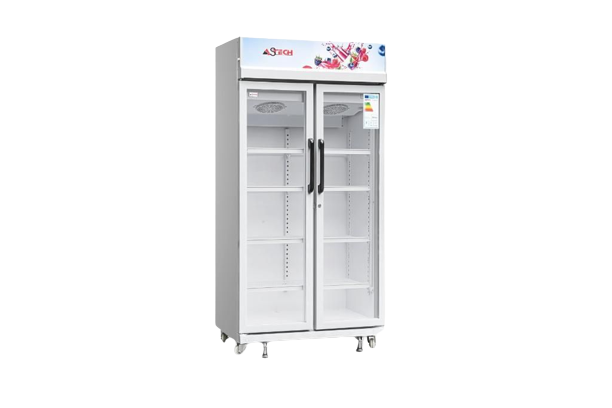 REFRIGERATEUR ASTECH VITRINE 2PORTES 740LITRES FV740DDGR