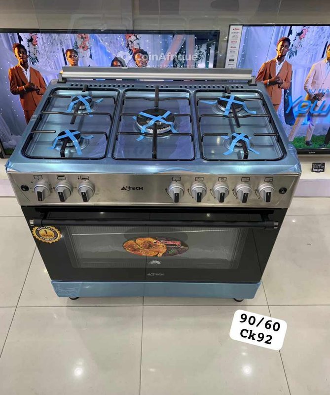 Cuisinière Astech 5 Feux 90X60 CK92 CR