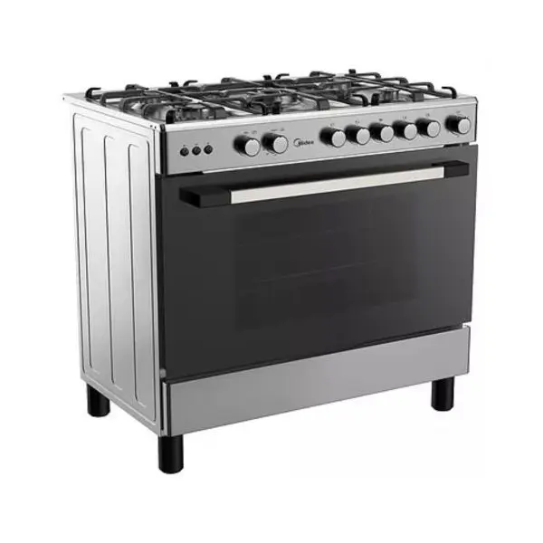 CUISINIERE MIDEA 5FEUX 90X60 A GAZ INOX 90L MG5G0281