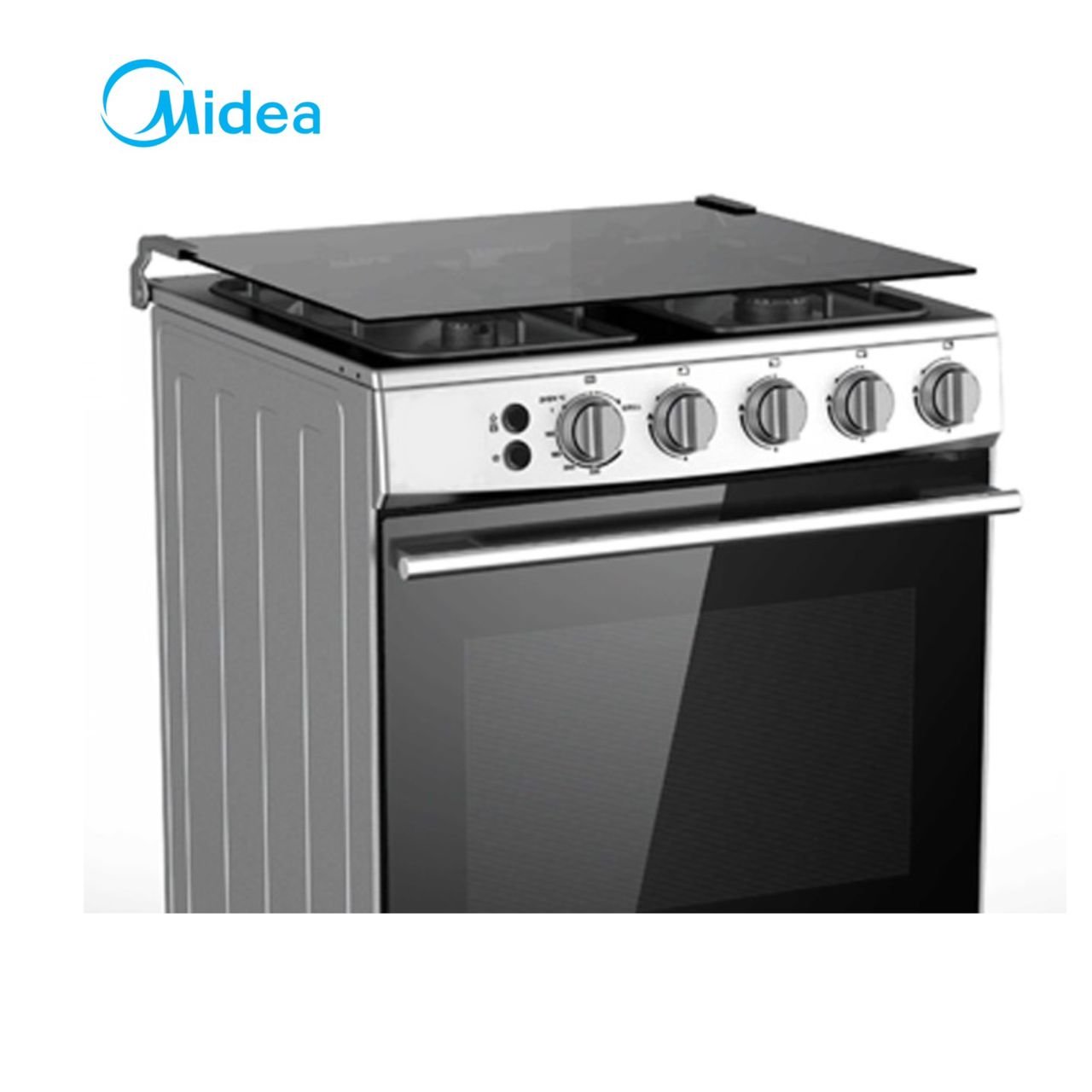 CUISINIERE MIDEA 4FEUX 60X60 INOX 24BMG4G057/059