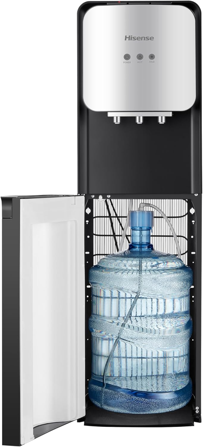 FONTAINE HISENSE AVEC CACHE BOUTEILLE NOIR H04WDBB3S3