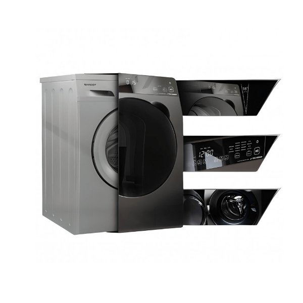 MACHINE A LAVER SHARP 10KG FRONT LOAD TACTIL ESFS1054KJZG