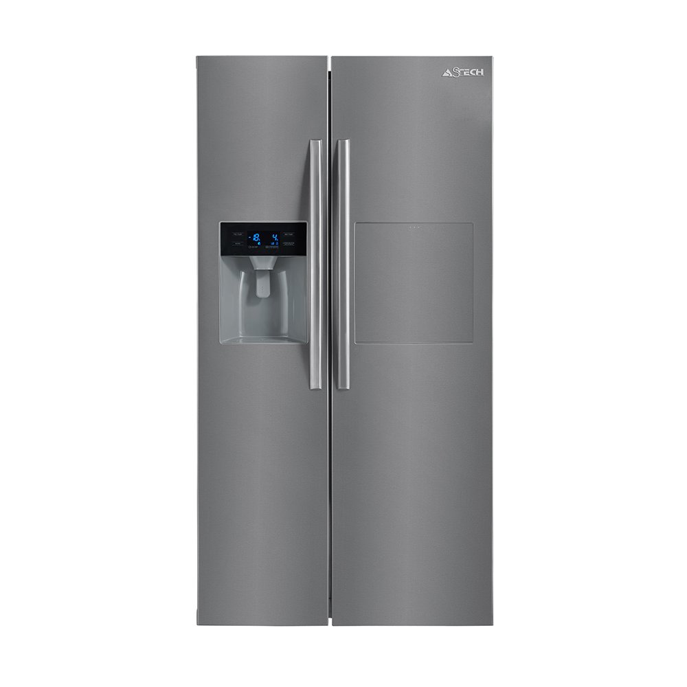 REFRIGERATEUR ASTECH SIDE BY SIDE 2PORTES INVERTER + GLACON AVEC FONTAINE GM FSS6600DDDA
