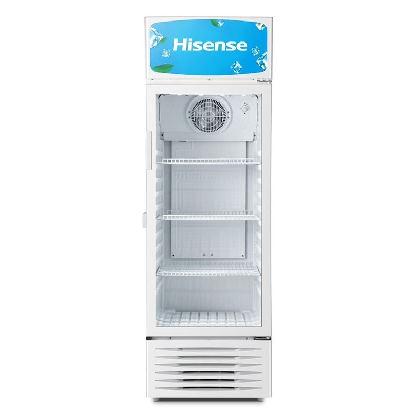 REFRIGERATEUR HISENSE VETICAL 320LITRES VITRINE FL42FC
