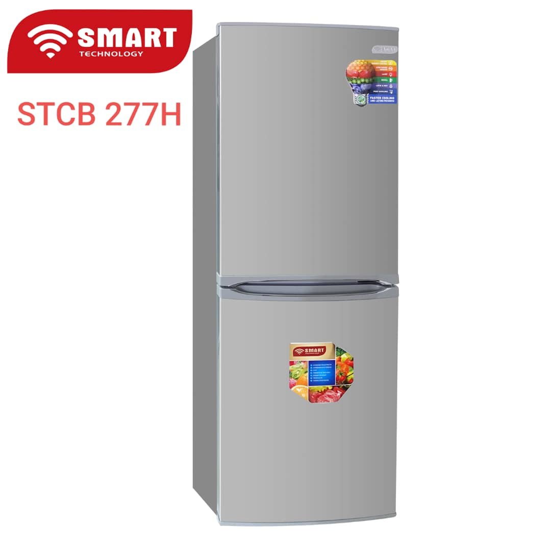 REFRIGERATEUR SMART TECHNOLOGY COMBINE 3TIROIRS GRIS STCB277H
