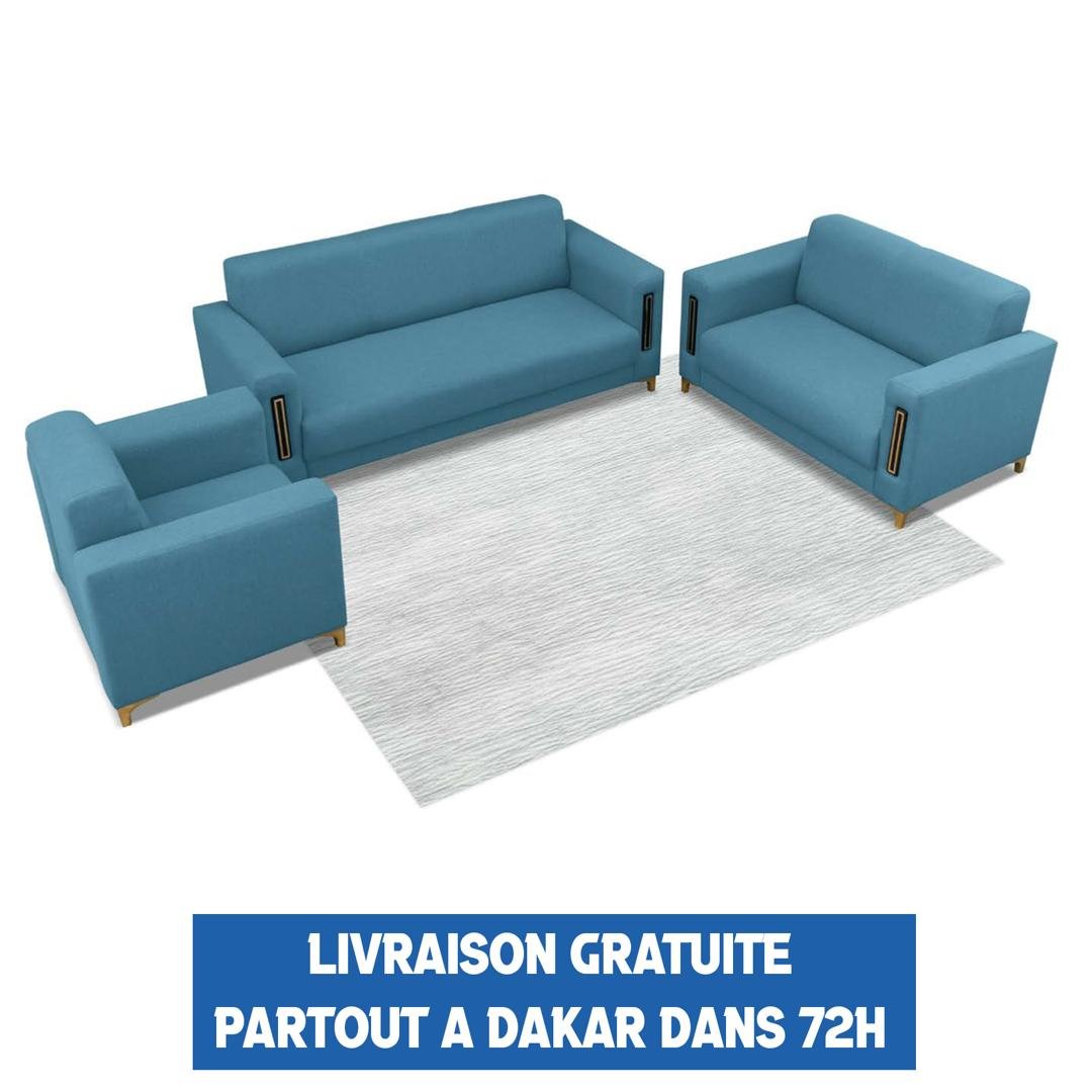 SALON CANAPÉ 6 PLACES COULEUR AU CHOIX RELAX