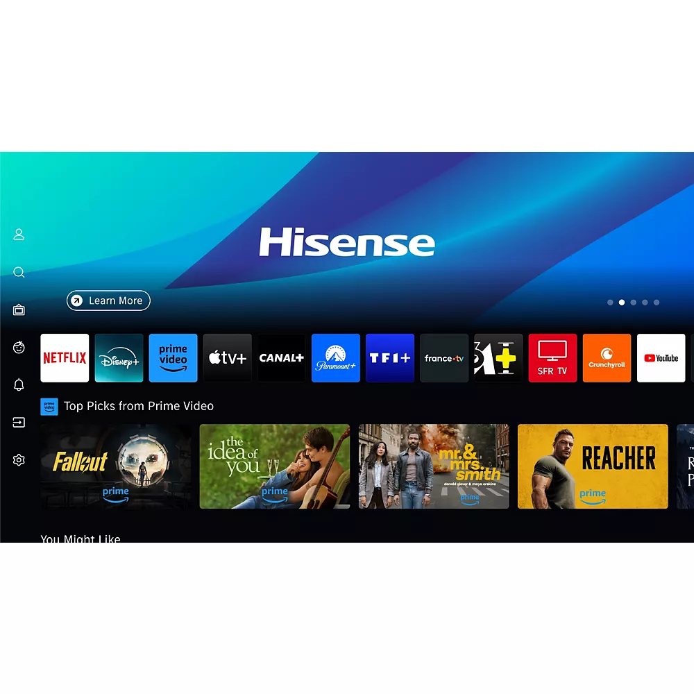 TELEVISEUR HISENSE 85'' LED SMART VIDAA UHD 4K 85A6N