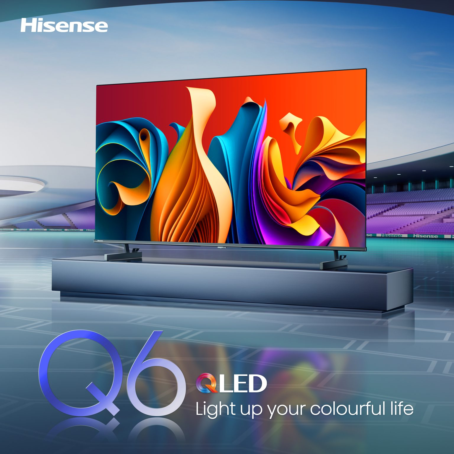 TELEVISEUR HISENSE 75' LED SMART VIDAA 4K QLED QUANTUM DOT 75Q6Q